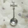 Medieval Cross Pewter Spoon, thumbnail 2 of 8