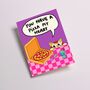 Pizza Cat Greetings Card, thumbnail 2 of 3