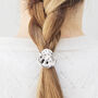 Gold Or Silver Twist And Knot Ponytail Holder, thumbnail 4 of 5