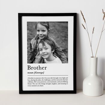 Personalised Brother Print, Gift For Brother, 2 of 7