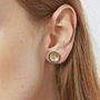 Silver And Gold Layered Earrings, thumbnail 3 of 5