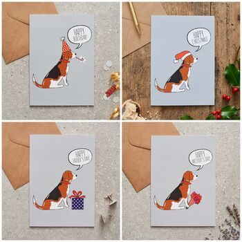 Beagle Dog Walking Socks, 11 of 12