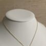 Five Leaf White Single Clover Necklace, thumbnail 4 of 5