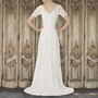 Ivory Georgette Evening Gown, thumbnail 1 of 2