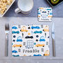 Transport Personalised Placemat, thumbnail 4 of 8