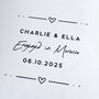 Personalised Dainty Engagement Card, thumbnail 4 of 8