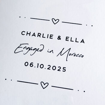 Personalised Dainty Engagement Card, 4 of 8