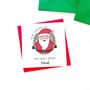 Personalised Santa Christmas Card, thumbnail 2 of 2
