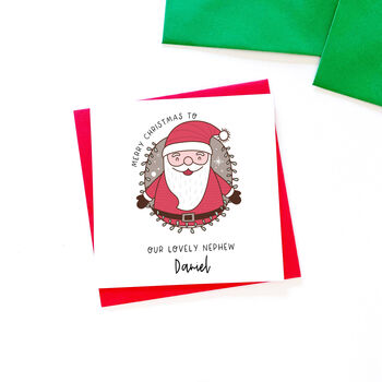 Personalised Santa Christmas Card, 2 of 2