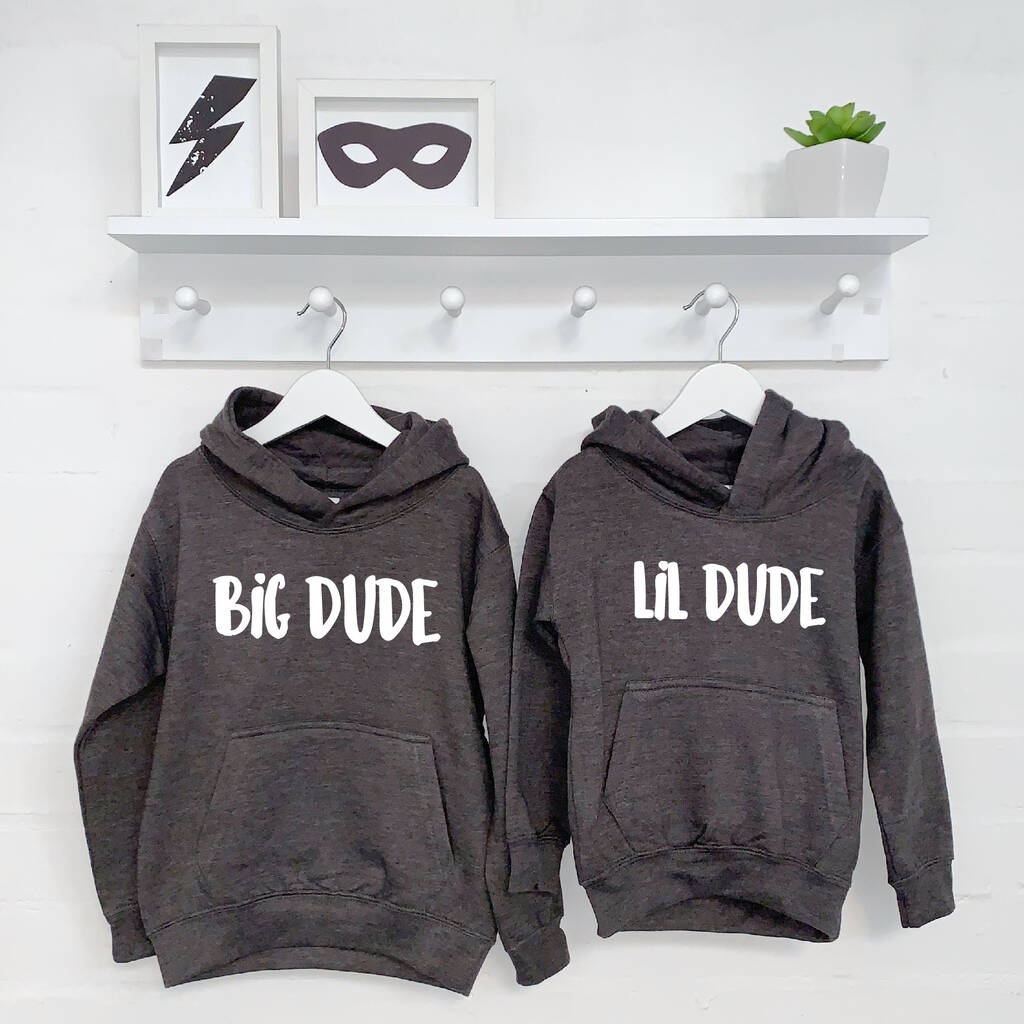 Big Dude Lil Dude Hoodie Set By Lovetree Design