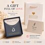 Personalised Double Hearts Pendant Engraved Necklace, thumbnail 2 of 10