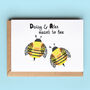 Meant To Bee Wedding, Engagement Or Valentine Card, thumbnail 1 of 2