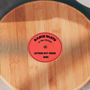 Personalised Bamboo Record Cutting Board, 2 of 5