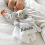 Personalised White Elephant Comforter With Satin Ears, thumbnail 1 of 5