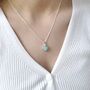Amazonite Gemstone Pendant Necklace, thumbnail 2 of 6