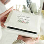 Personalised Wedding Wooden Jewellery Box – Gift For Bride, Bridesmaids And Mother Of The Bride, thumbnail 1 of 5