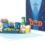 Happy Father's Day Pop Up Card Gift For Dad, thumbnail 1 of 5