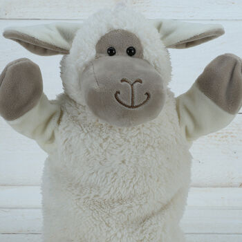 Sheep Bag With Matching Hand Puppet, 3 of 8