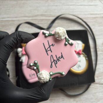 Personalised Engagement Biscuit Gift, 2 of 5