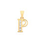 Luminous Script 9 K Solid Gold Pendant, thumbnail 8 of 12