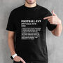 Football Fan Funny Dictionary Meaning Definition Unisex T Shirt, thumbnail 2 of 3