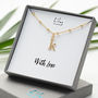 Personalised Satellite Chain Initial Necklace, thumbnail 6 of 10