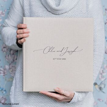 Personalised Wedding Photograph Album, 3 of 11