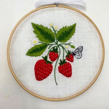 Strawberry Embroidery Kit, 8 of 12