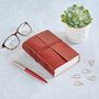 Personalised Distressed Handmade Leather Journal, thumbnail 5 of 10