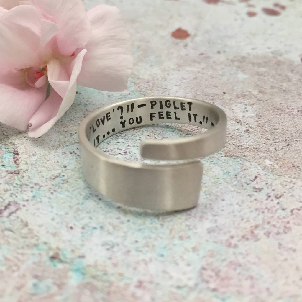 Personalised Twister Ring
