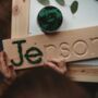 Personalised Wooden Name Tracing Board, thumbnail 1 of 7