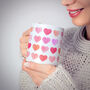 Red Love Heart Personalised Mug Premium Quality, thumbnail 2 of 6