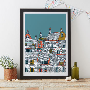 Over The Rooftops Art Print, 3 of 3