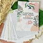 Plantable Seed Paper 2025 Calendar Wild Buds, thumbnail 2 of 3