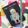 Mini Robot Birthday Card, thumbnail 2 of 3