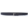 Thick Black Men's Leather Belt Distressed Finish Width '1.35 inches', thumbnail 4 of 7