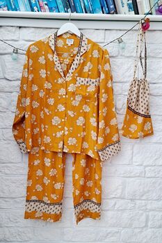 Upcycled Sari Pyjama Sets, 8 of 9