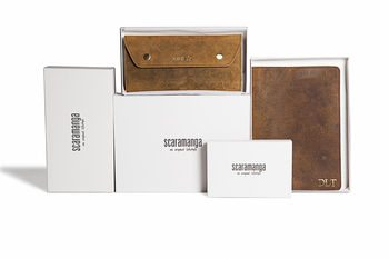 Personalised Leather Travel And Currency Wallet, 8 of 12