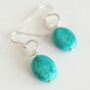 Turquoise And Circle Earrings, thumbnail 1 of 8