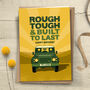 Funny Classic Land Rover Birthday Card, thumbnail 1 of 3