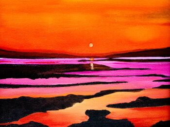 Holy Island Original Acrylic Painting, 6 of 6