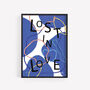 ‘Lost In Love’ Moroccan Inspired A4 Print, thumbnail 1 of 3