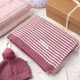 Baby Girl Dainty Stripe Blanket, thumbnail 2 of 12
