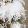 Thick Fluffy White Feather Garland, thumbnail 2 of 4