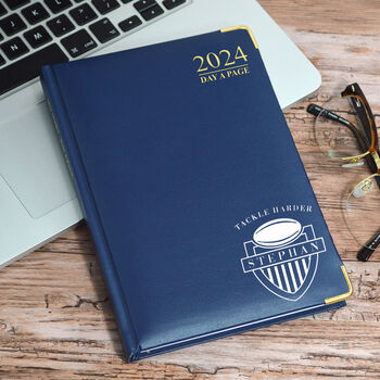 Personalised Rugby Design Diary, 2 of 7