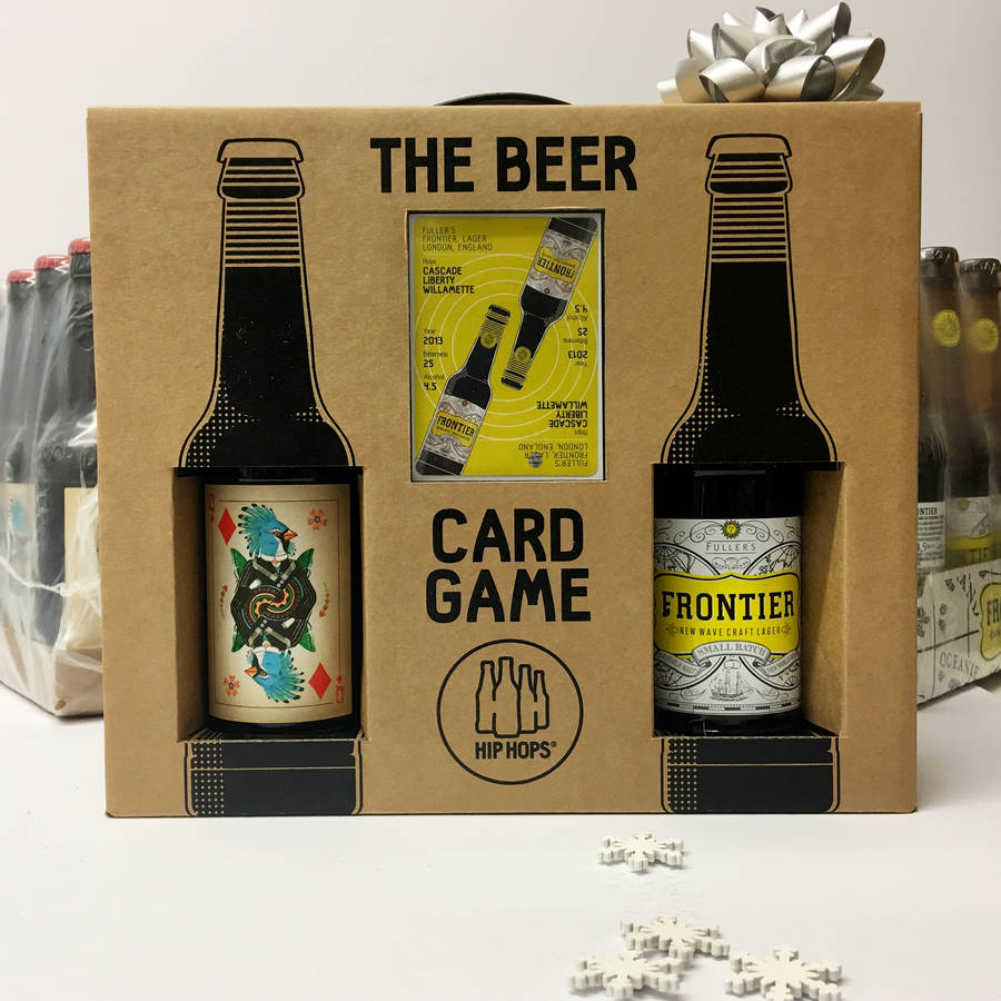 beer card game and craft beer gift set by hip hops | notonthehighstreet.com
