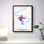 Personalised Snowboarder Print, thumbnail 2 of 5