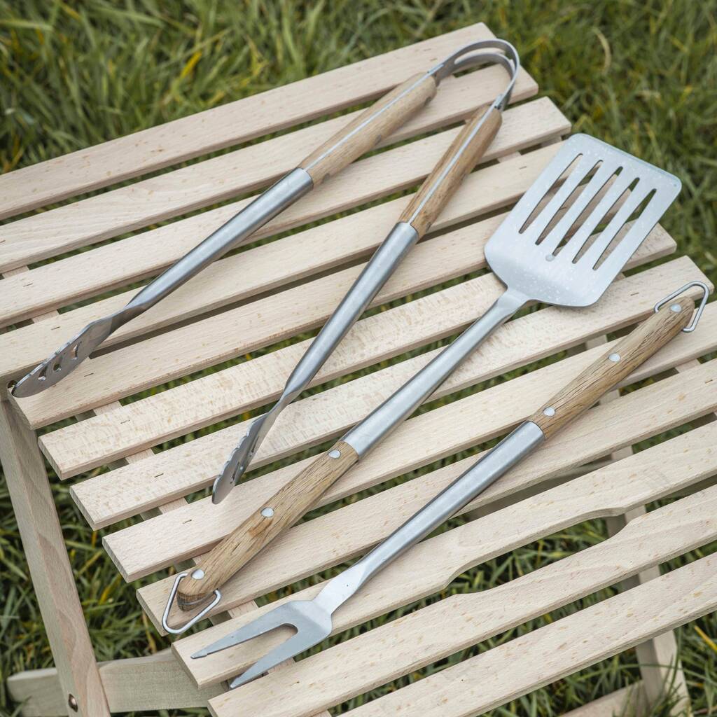 Set Of Three Bbq Tools By All Things Brighton Beautiful