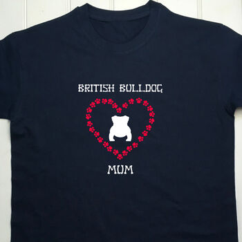 Personalised Adults British Bulldog T Shirt, 4 of 10