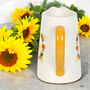 Bumble Bee Spring Flower Jug Vase Gift For Her, thumbnail 4 of 5